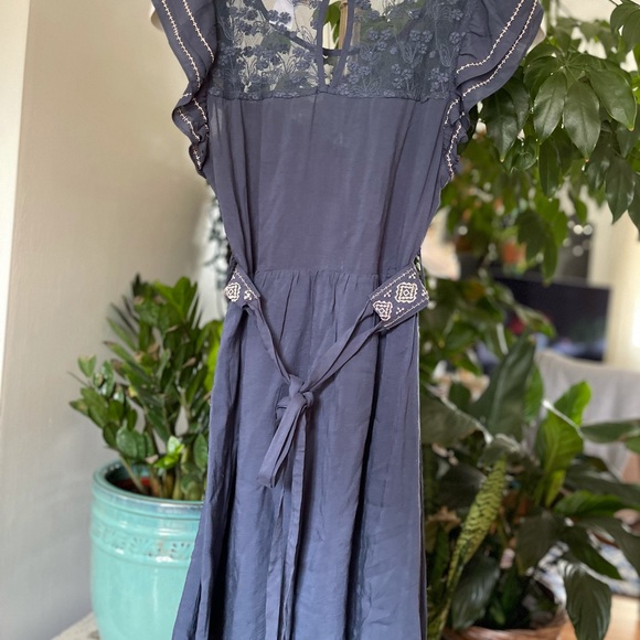 ModCloth Summer dress with lace and embroidery - Picture 2 of 7